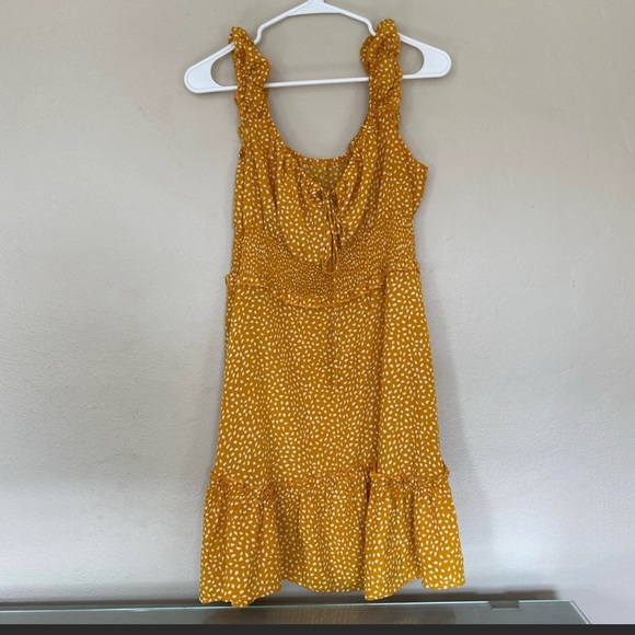 Yellow Polka Dot Dress - Picture 2 of 3